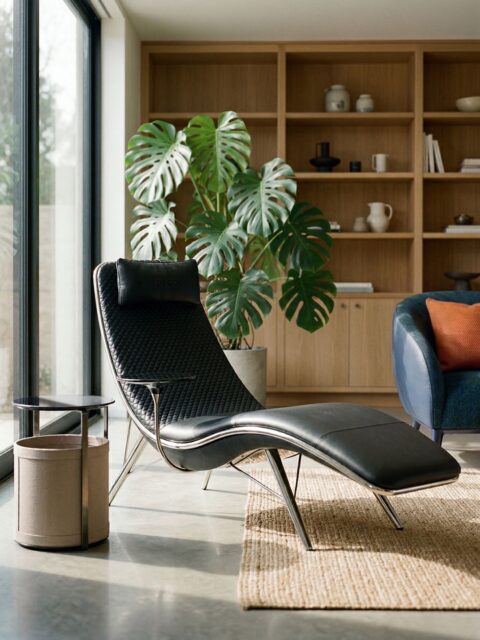 인체의 부드러운 곡선을 따라 설계된
오스토(OSTO)의 누아르(NOIR) 라운지 체어를 소개합니다.

촘촘한 퀼팅 디테일이 주는 클래식한 품격과
세련된 크롬 프레임의 조화는 공간을 순식간에 갤러리로 바꿔놓죠.
여기에 수납의 위트를 더한 오빗(ORBIT) 테이블과
공간에 생동감을 불어넣는 블루 톤의 아르코(ARCO) 1인 소파를 매치해
오직 나만을 위한 프리미엄 라운지를 완성했습니다.

몸을 깊숙이 맡기는 순간 시작되는
세상에서 가장 고요하고 우아한 휴식을 경험해 보세요.

#오스토 #OSTO #디자인가구 #미드센추리모던 #오늘의집