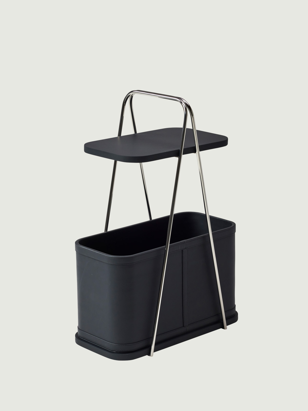 메탈 프레임의 슬림한 아치 구조 테이블