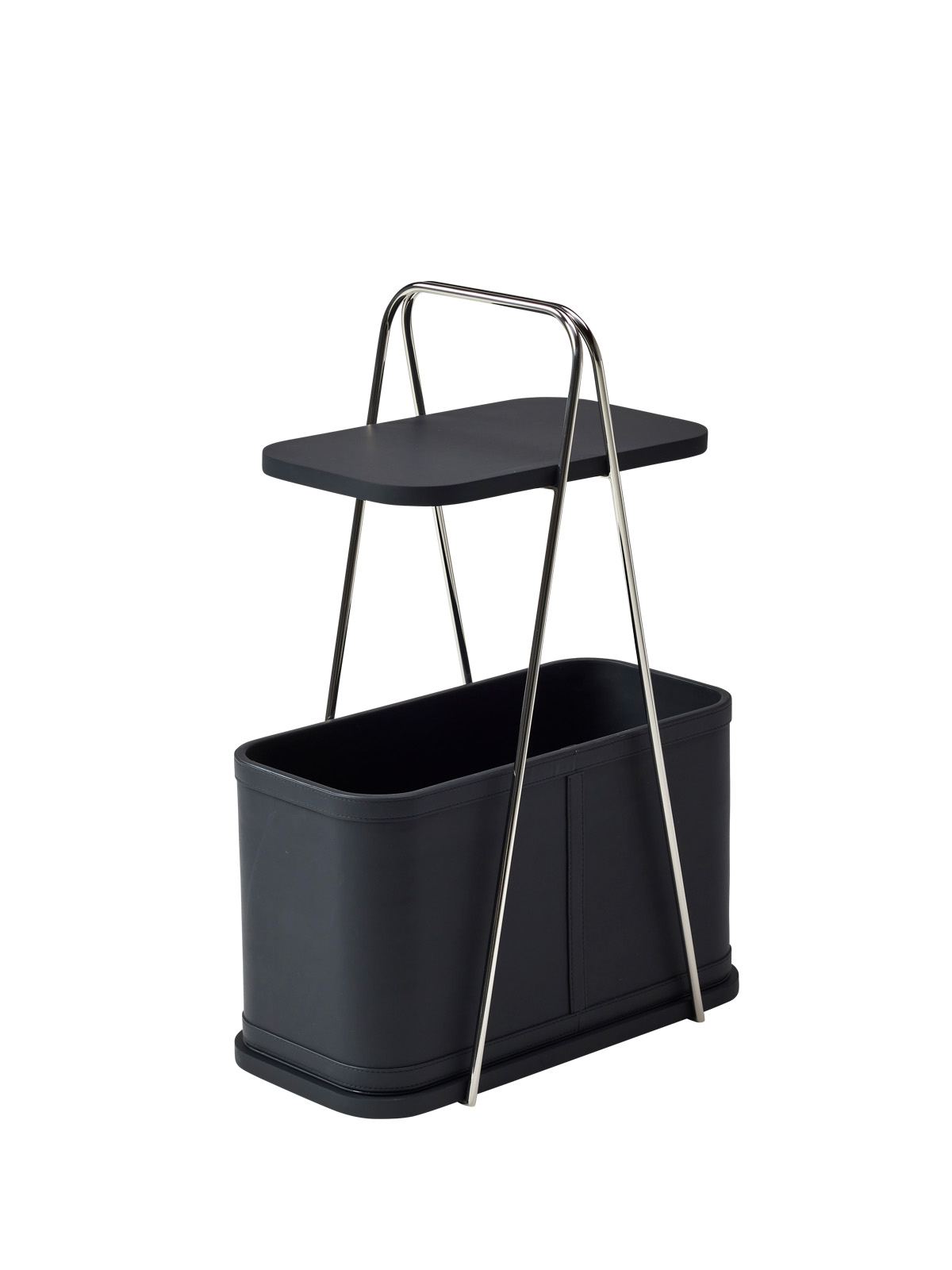 메탈 프레임의 슬림한 아치 구조 테이블