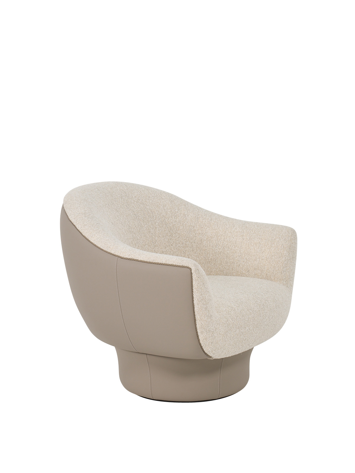 몸을 자연스럽게 감싸 안아주는 곡선과 볼륨이 살아 있는 라운드 형태