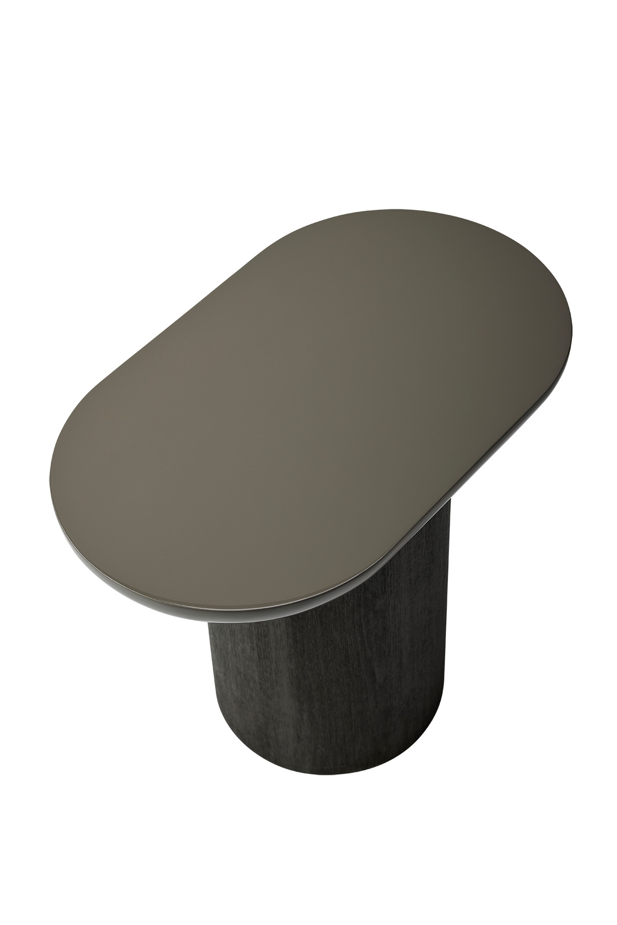 부드러운 타원형 상판 디자인 테이블