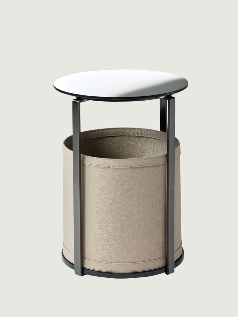 orbit_table_10 테이블과 수납을 동시에 담은 원형 일체형 테이블