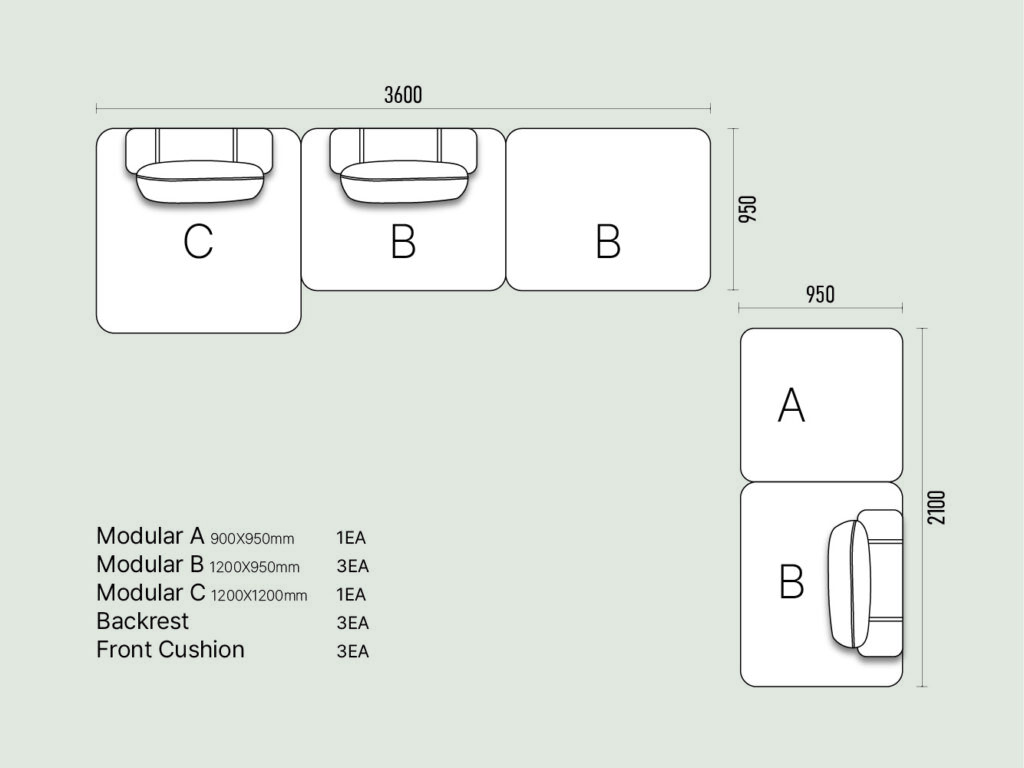 pix_type6 픽스 소파 모듈 타입