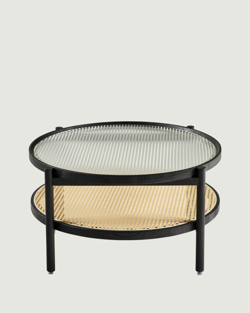 duale_sofa_table_05 떠 있는 듯한 2단 레이어 테이블