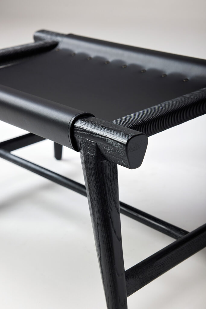 sling_stool_05 마이크로파이버 가죽 슬링 좌판