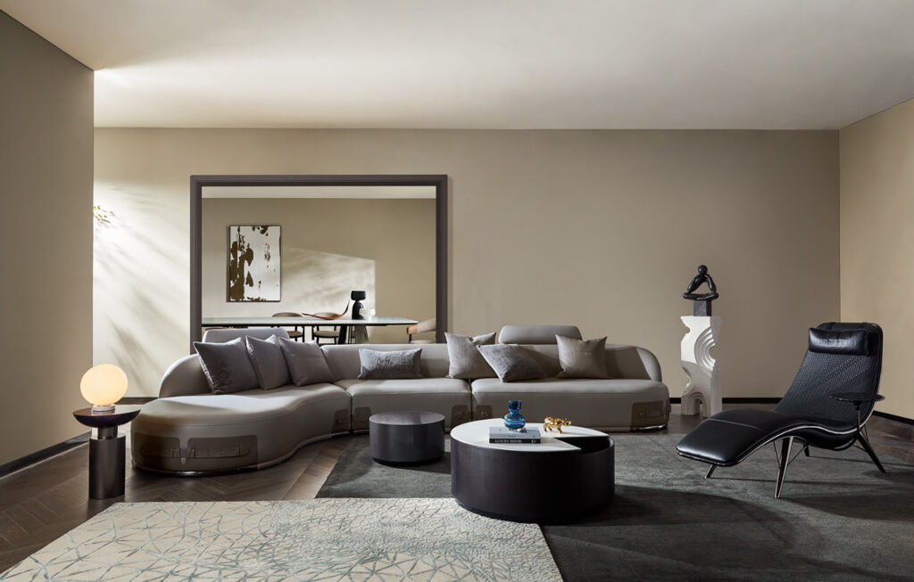 halo_07 반구형 상판의 원형 조형. 빛을 받으면 가장자리에 은은한 헤일로