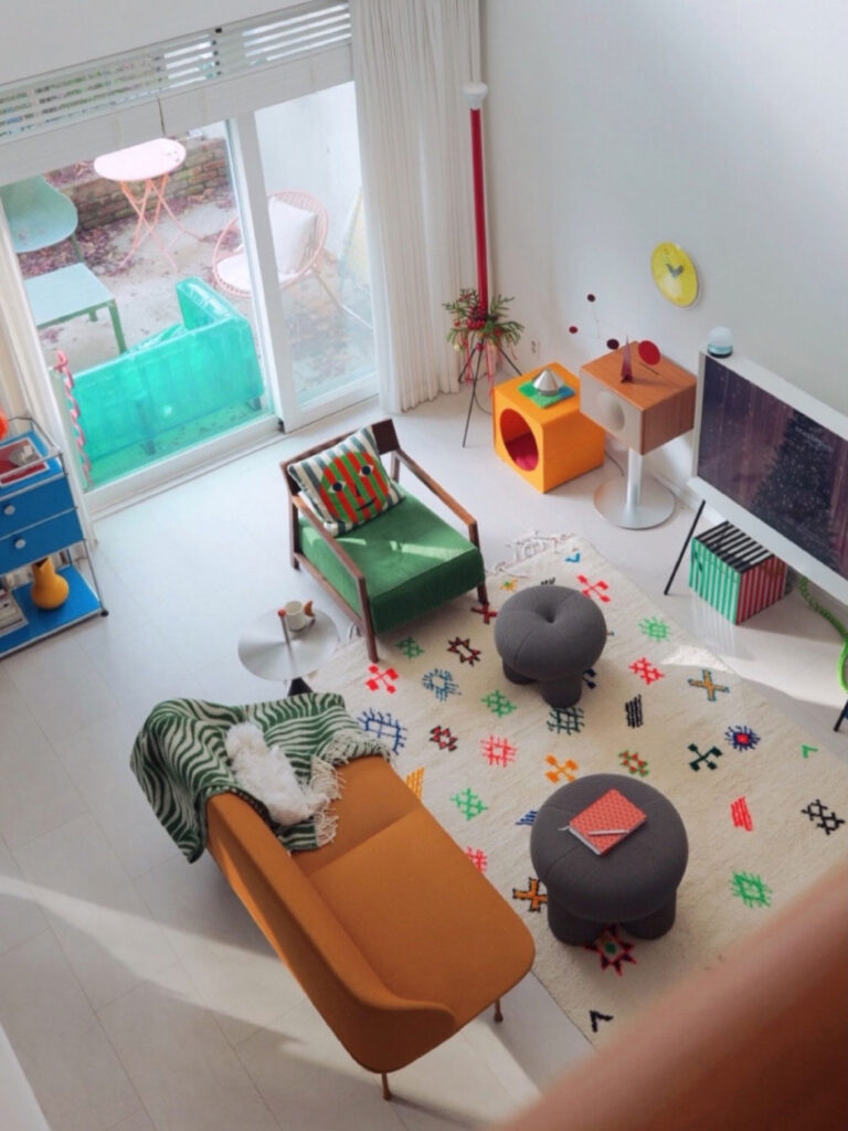 인플루언서 화가 이모의 머쉬룸 푸프