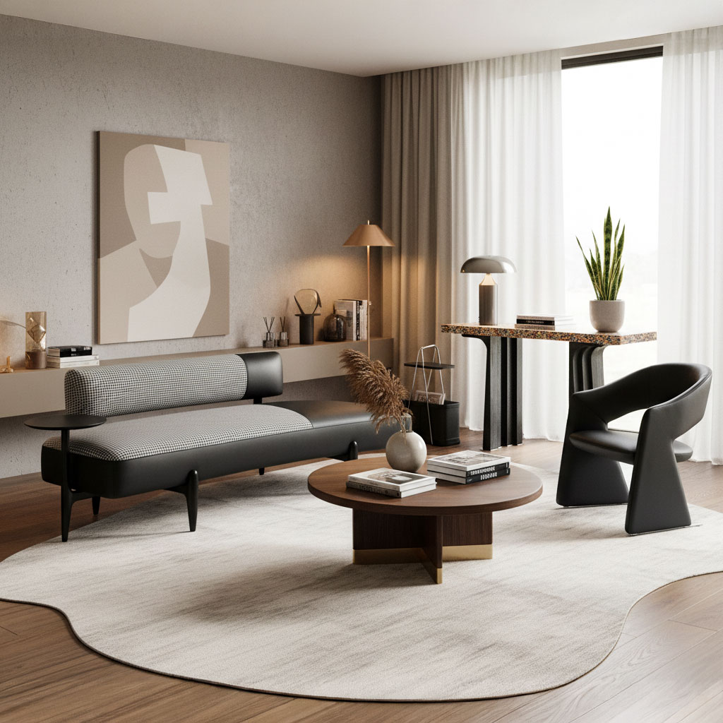 조형미가 살아있는 모던 살롱