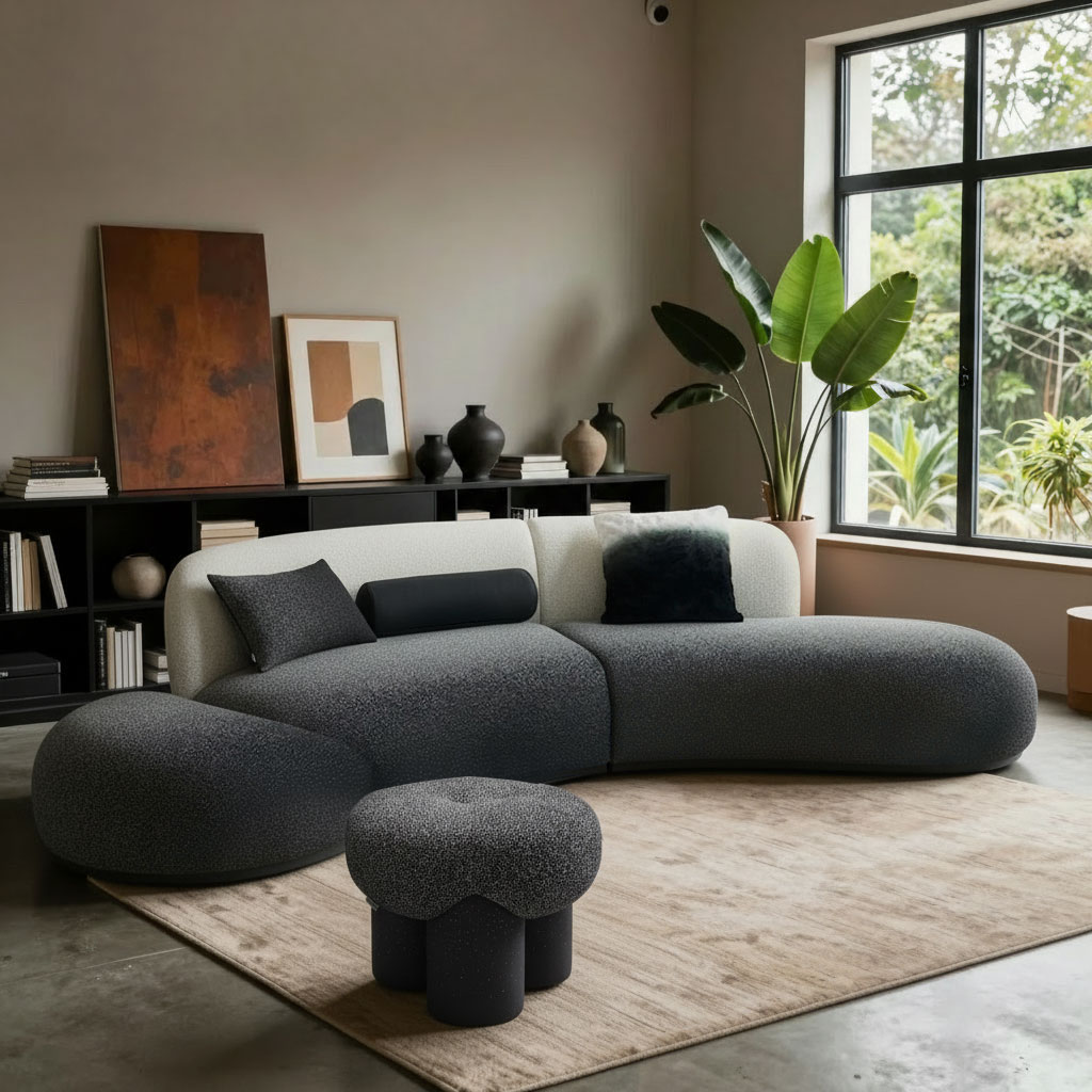 homestyle_145 코스믹 소파, 코스믹 머쉬룸 푸프