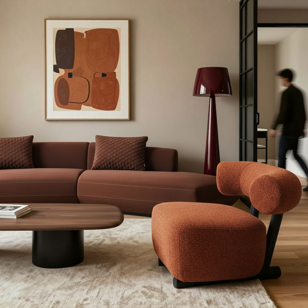 스칼라 소파, 코어 체어, 스트라토 롱고 테이블