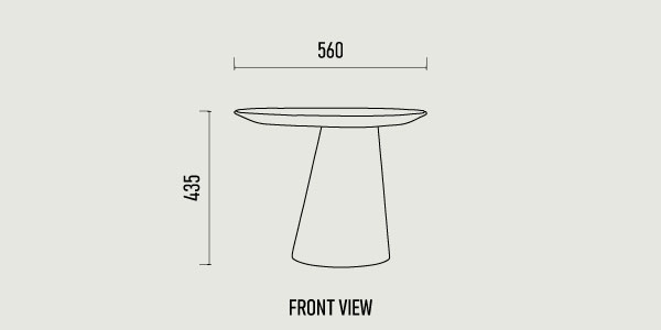 모노 콘 로우 테이블MONO_CONE_LOW_TABLE