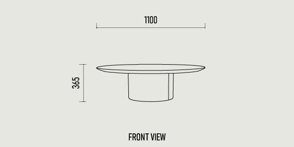 모노 필러 로우 테이블 MONO PILLAR LOW TABLE