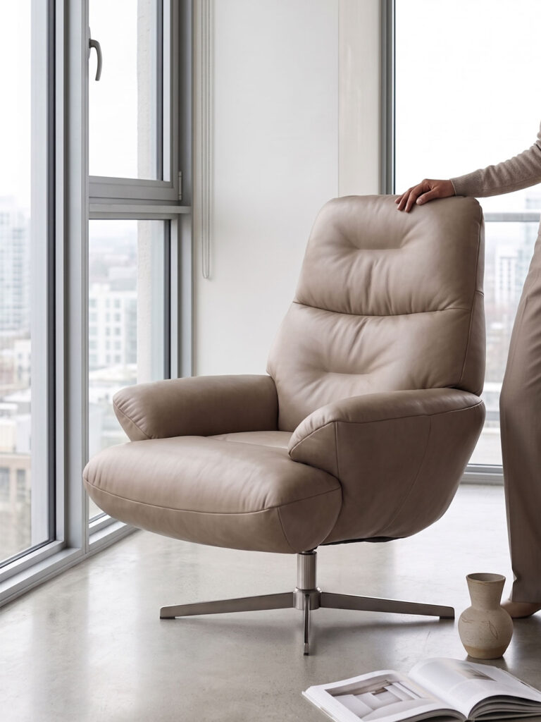 hudson_chair_01 허드슨 라운지 체어 - 베이지
