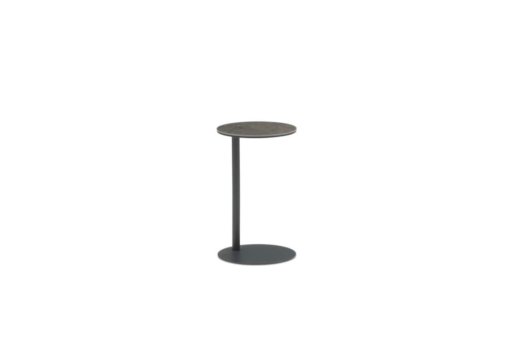 butler round side table