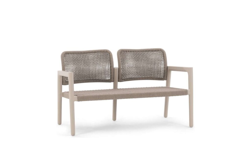 Tolo Aluminium lounge 2 seater