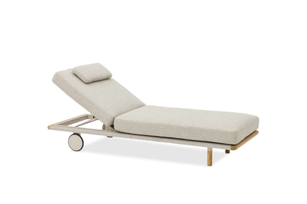 Haven Teak sunlounger