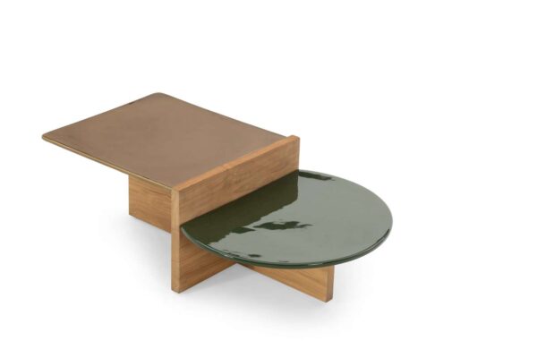 LEVELS-CT-ROUND-SQ-GREEN-OCHER-4 LEVELS-CT-ROUND-SQ-GREEN-OCHER-4